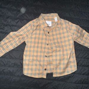 Burberry check cotton shirt